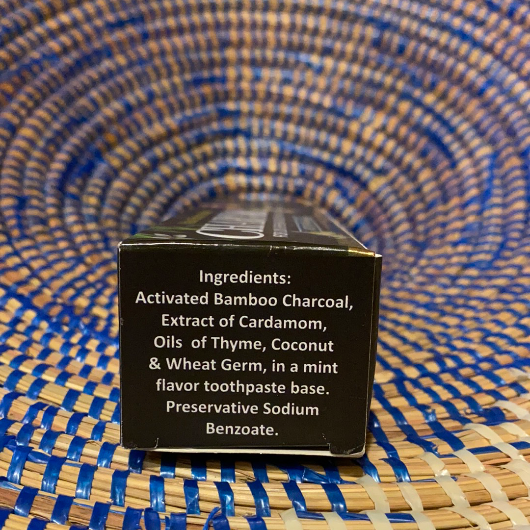 Natural Bamboo Activated Charcoal Toothpaste