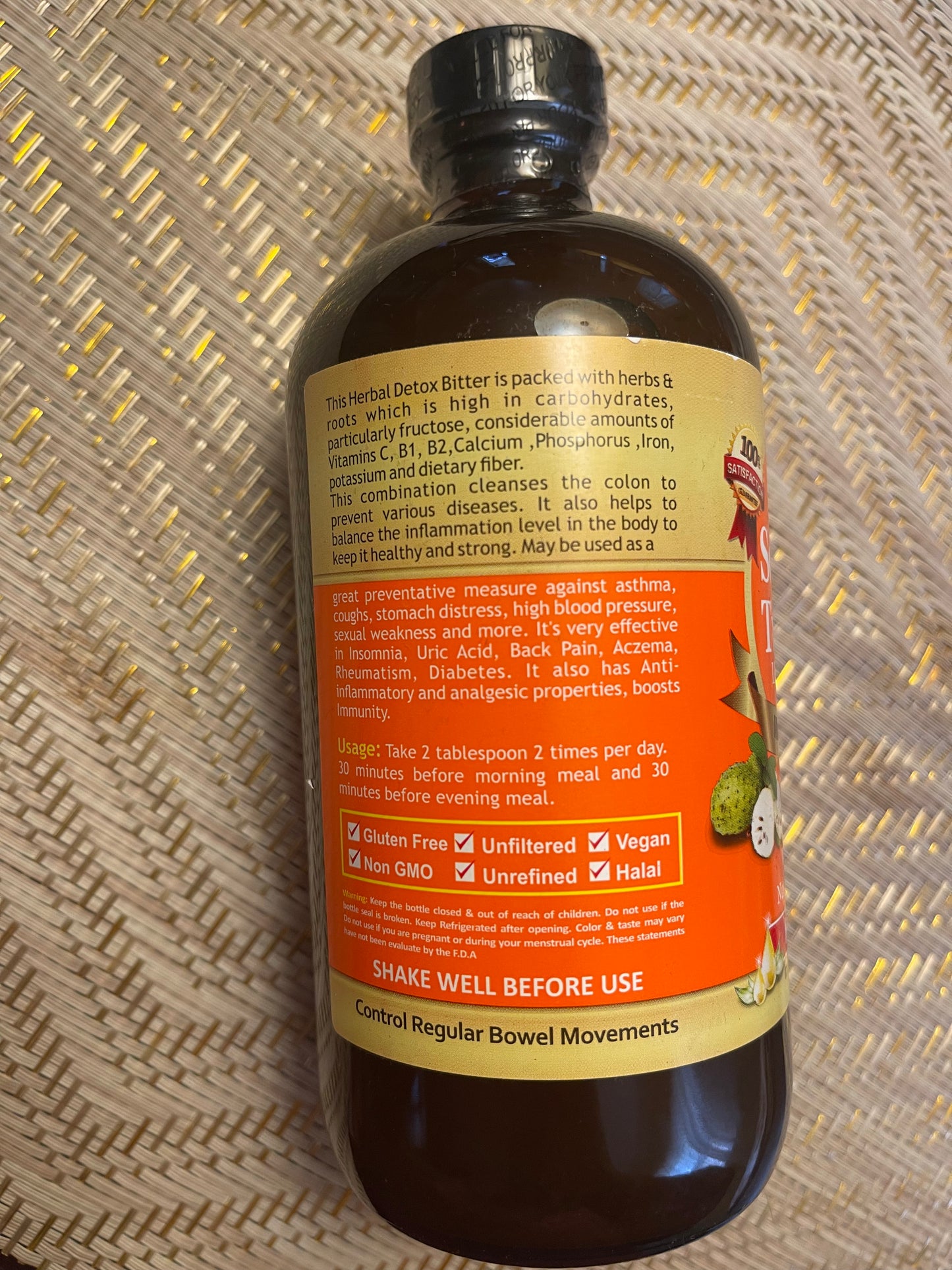 Organic Soursop Turmeric Living Bitter