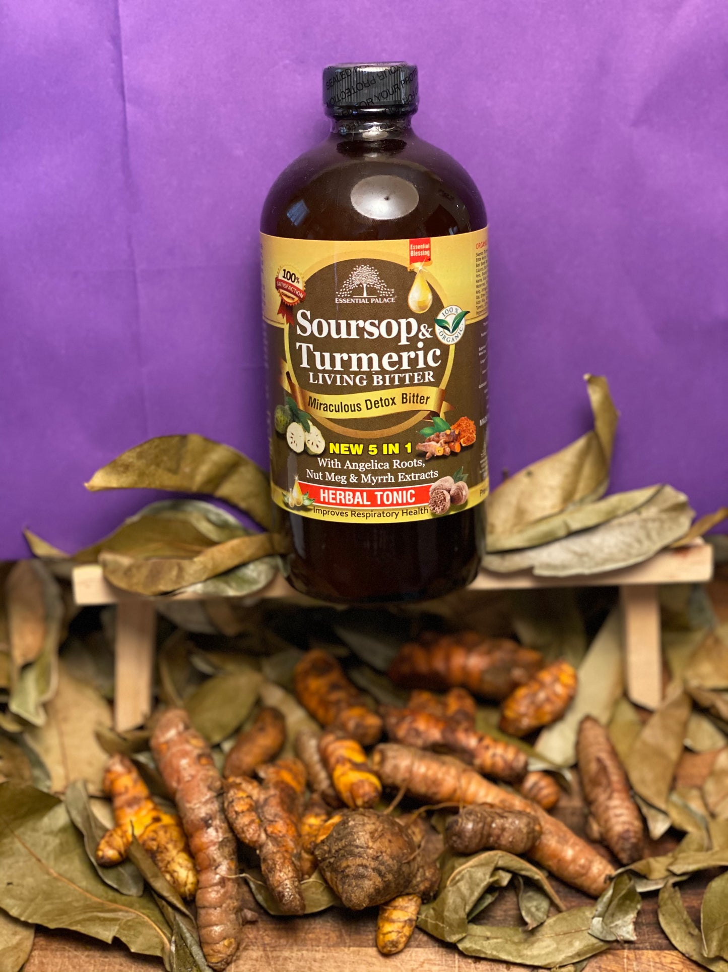 Organic Soursop Turmeric Living Bitter