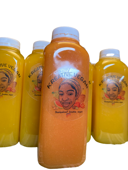 Orange Carrot Cold Pressed Juice*NYC*Local Delivery Only